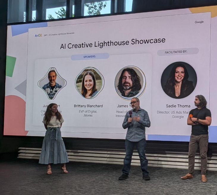 Spoke at Google offices about project we did with Gemini